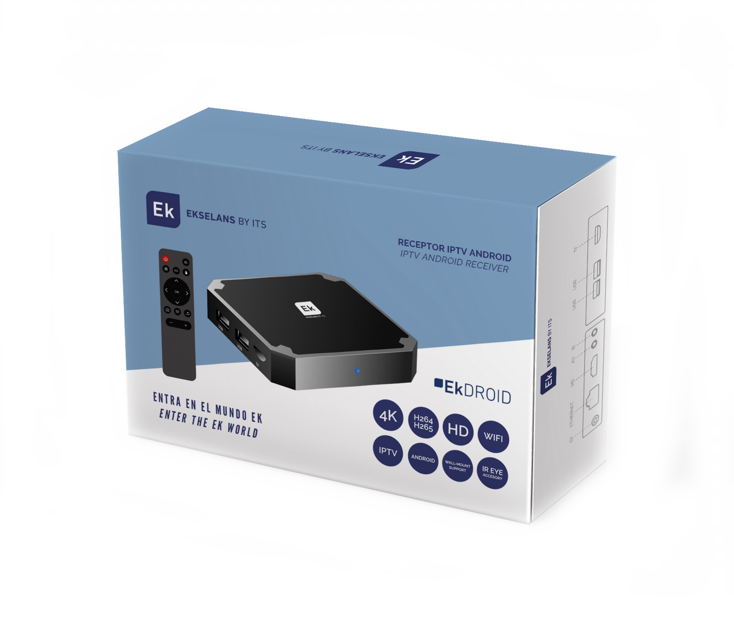 RICEVITORE IPTV ANDROID BOX EK DR1 IPTV