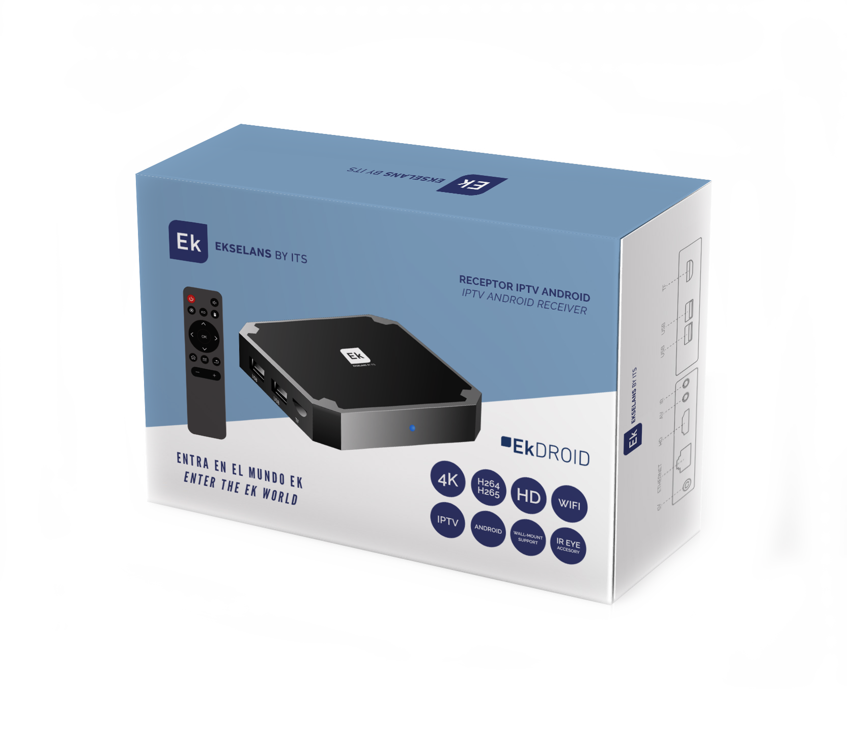 RICEVITORE IPTV ANDROID BOX EK DR1 IPTV