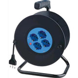 Avvolgicavo civile 50M 4 biprese/schuko 10/16A  2P+T VB Electric VB-PC-50-220E