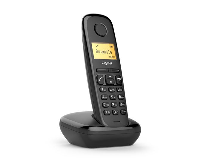 TELEFONO CORDLESS GIGASET A170 BLACK NERO A 170 B