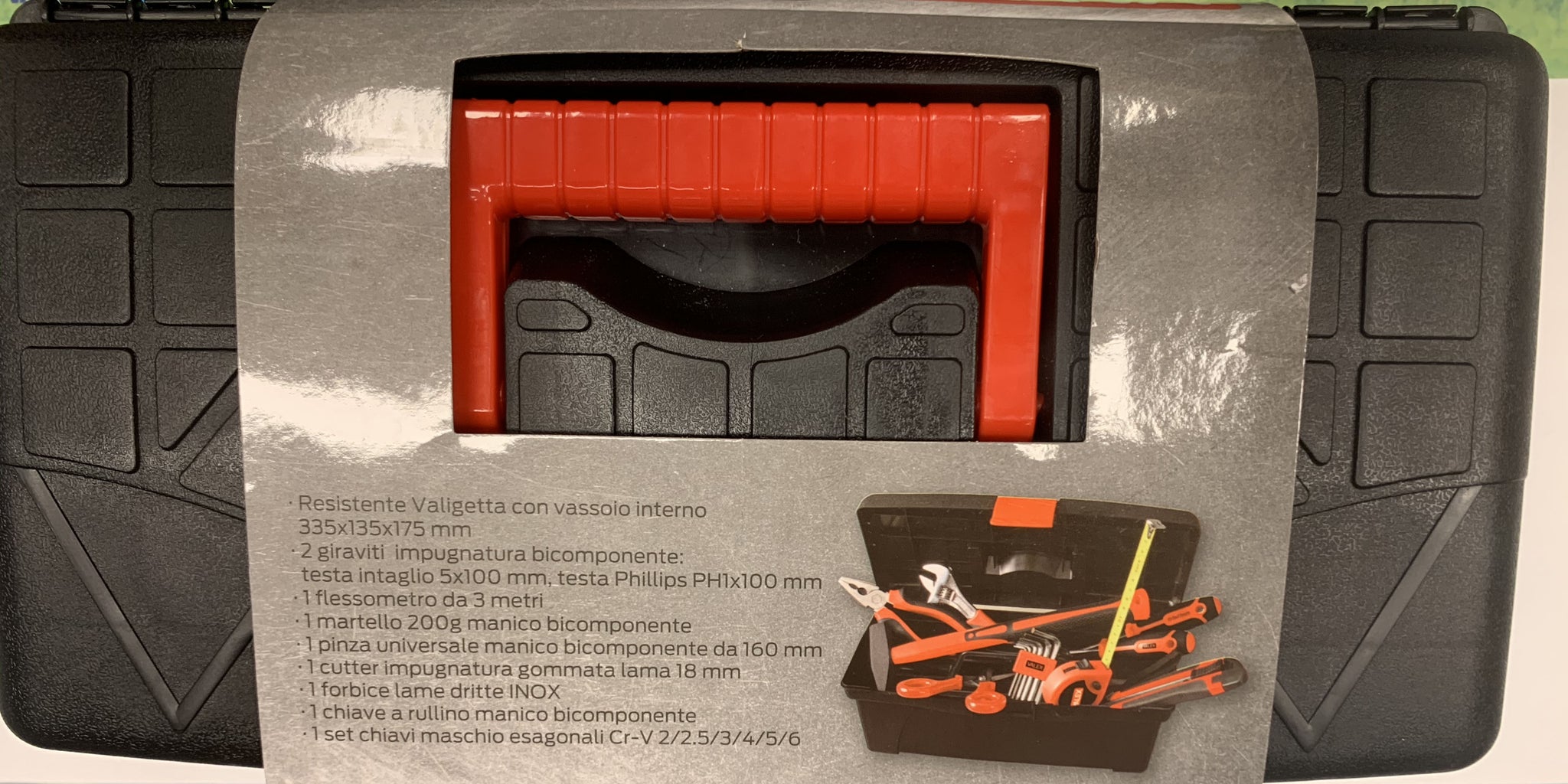 VALIGETTA CON ATTREZZI FAI DA TE  CON VASSOIO INTERNO 335X135X175 VALEX 1980068