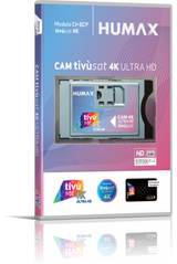 CAM TIVUSAT HUMAX 4K ULTRA HD MODULO SMARTCAM CERTIFICATA CI+EPC CON TESSERA