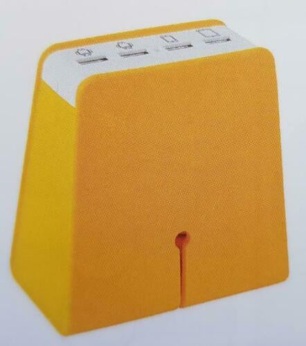 CARICABATTERIE USB MULTIPLO 4 PORTE ARANCIO 5,1A MAX DU6004-Y ANKUOO