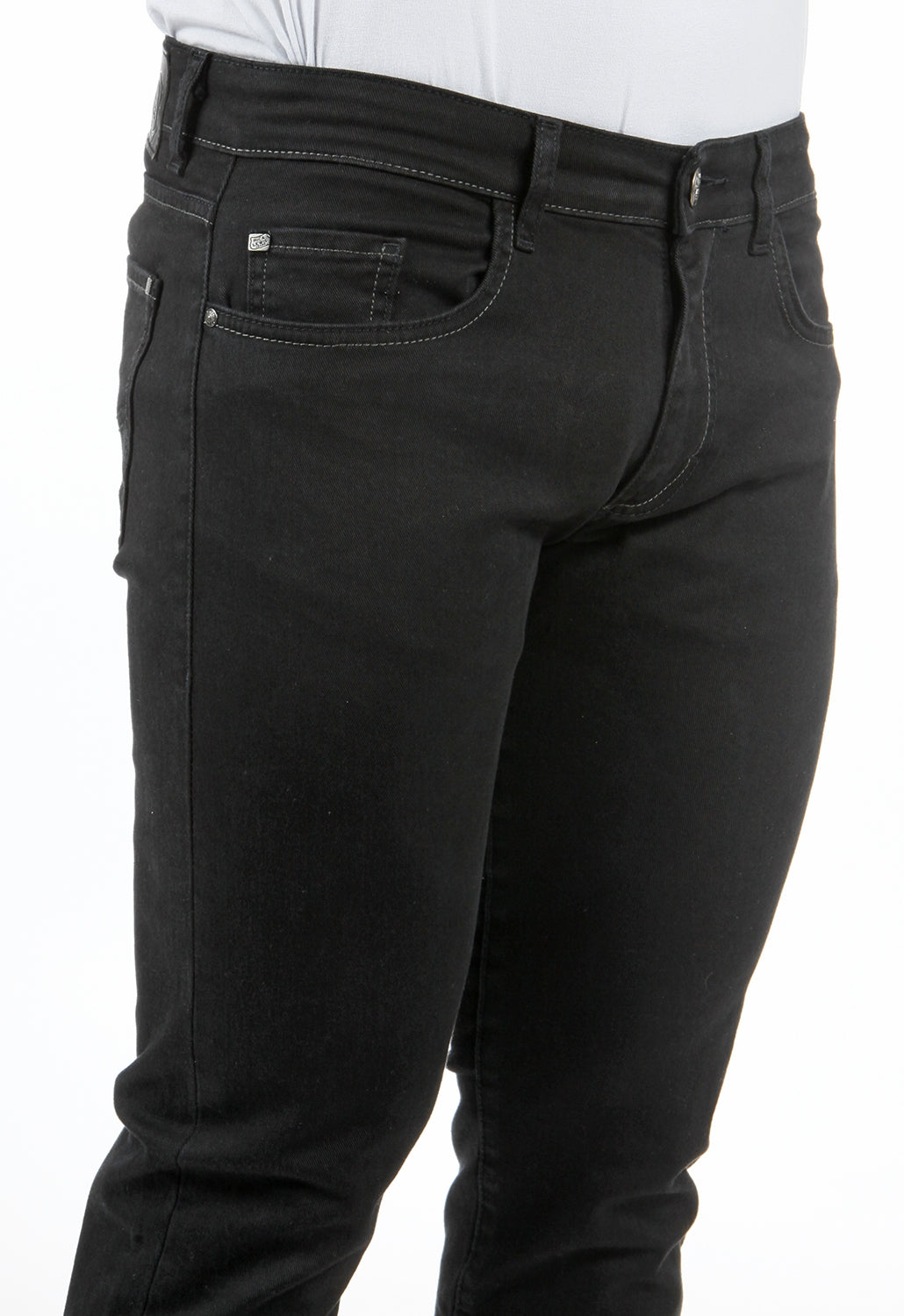 Pantaloni Jeans Fibreflex® vestibilità straight fit Nero Rica Lewis WORK9 