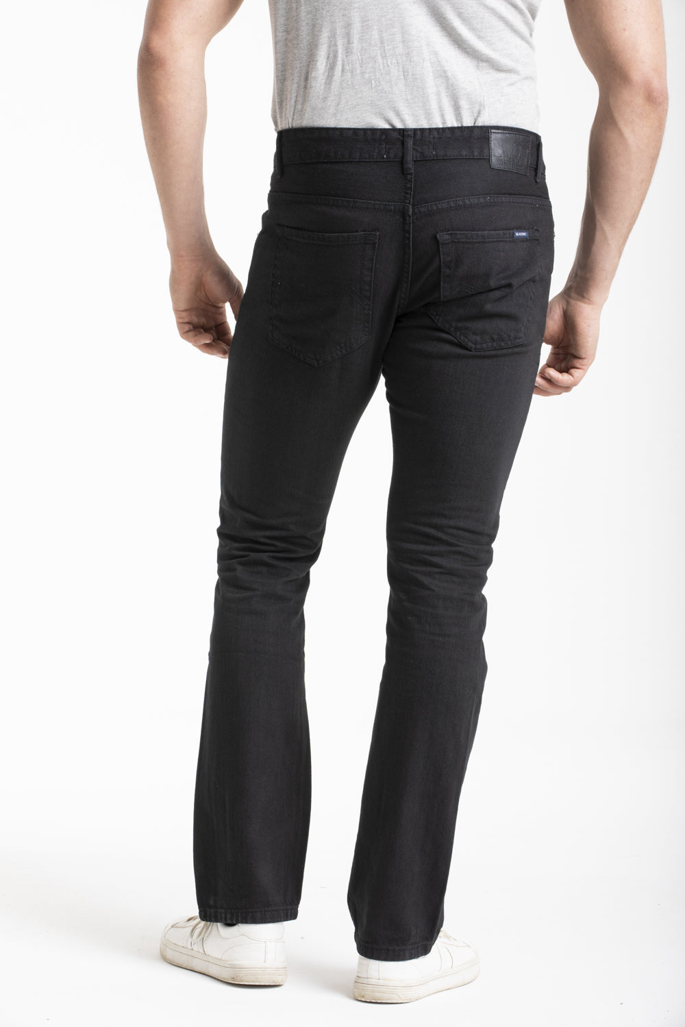 Pantaloni Jeans 100% cotone bio vestibilità regular Nero Rica Lewis WORK7  