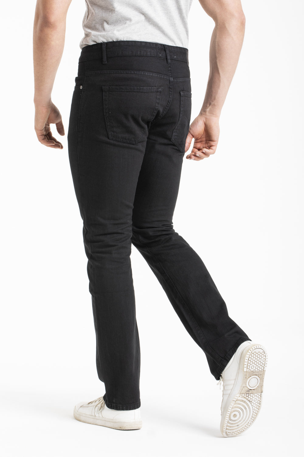 Pantaloni Jeans 100% cotone bio vestibilità regular Nero Rica Lewis WORK7  