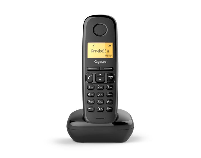 TELEFONO CORDLESS GIGASET A170 BLACK NERO A 170 B