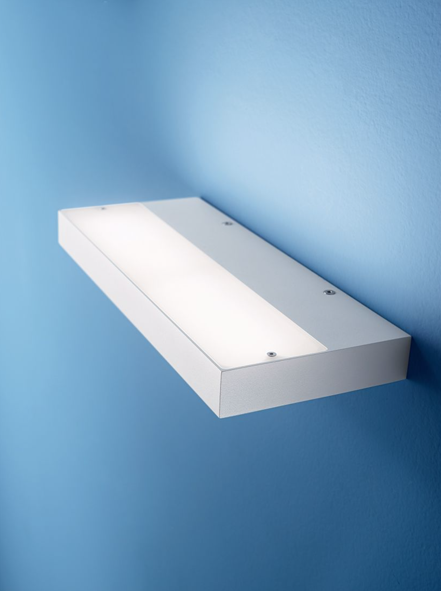 LINEALIGHT REGOLO APPLIQUE LED 24W 3000K 24CM LUCE BIANCA C. ALLUM BIANCO MONOEMISSIONE