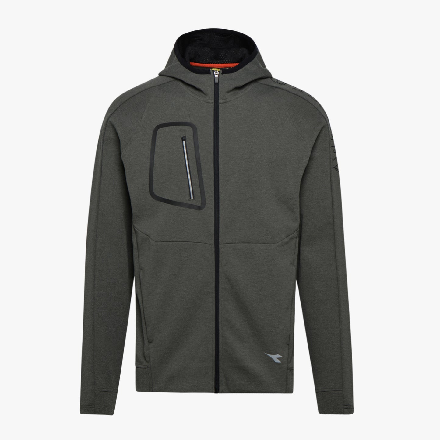 DIADORA UTILITY  - FELPA DA LAVORO SWEATSHIRT CROSS FZ VERDE 177657 70167
