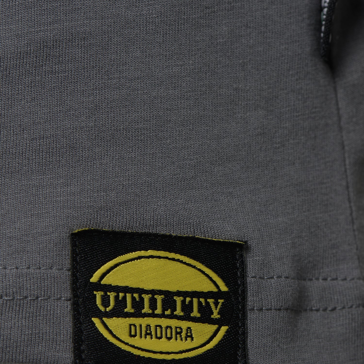 Diadora Utility T-SHIRT ML MONO ORGANIC MANICA LUNGA GRIGIO ACCIAIO 177667 75070