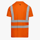 Diadora Utility POLO MANICA CORTA MC HV ISO 20471 ARANCIONE FLUO 176234 97035