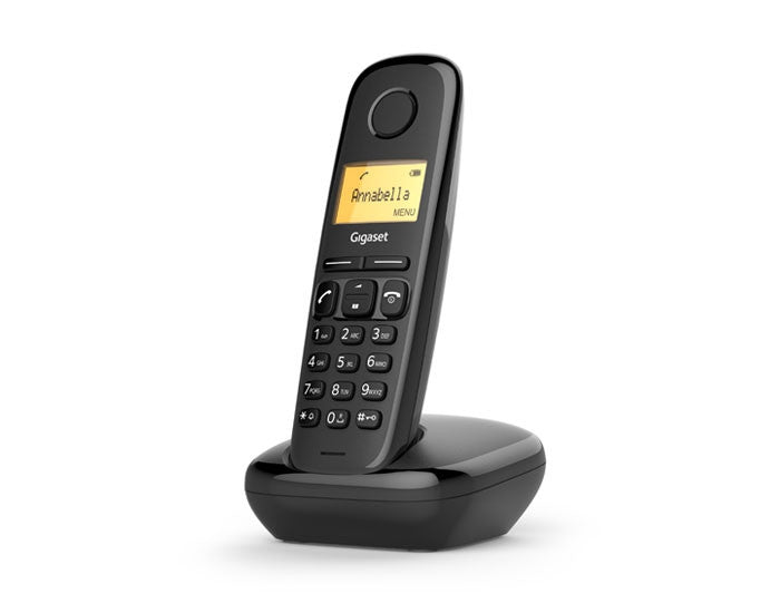 TELEFONO CORDLESS GIGASET A170 BLACK NERO A 170 B