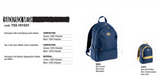 DIADORA UTILITY ACCESSORI - ZAINETTO BACKPACK MESH BLU/GIALLO 161531 C5876