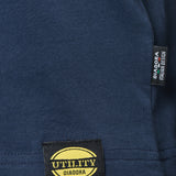 Diadora Utility T-SHIRT MC ATONY ORGANIC BLU CLASSICO 176913 60062