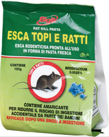 SIGILL veleno topicida esca TOPI E RATTI in pasta blu busta da 150Gr