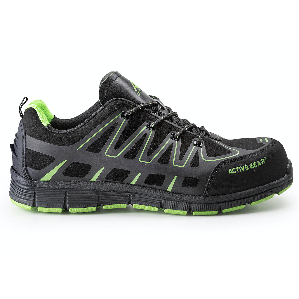 Scarpe Antinfortunistiche ACTIVE GEAR A-SPRINT Low Green S3 SRC ESD 0% Metal HRO