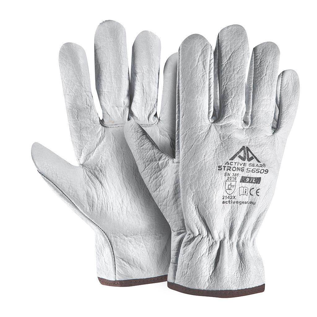 Guanti da lavoro Active STRONG S6510 Pelle pieno fiore ACTIVE GEAR  CF 12PZ