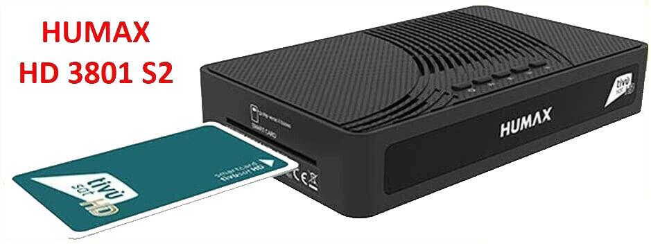 HUMAX Tivumax LT Ricevitore Satellitare HD-3801S2 - Nero Nuovo Modello