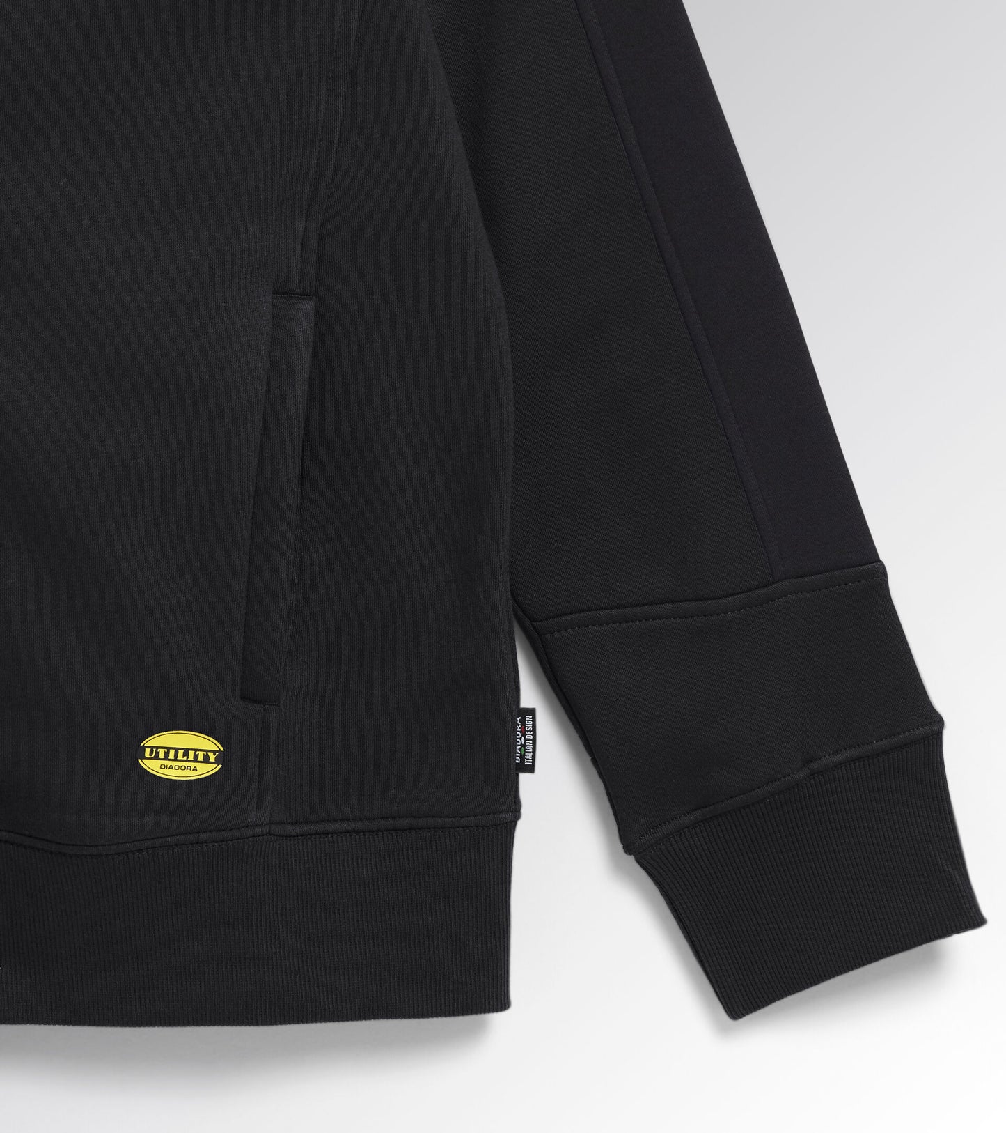Diadora Utility Felpa da lavoro SWEATSHIRT FZ LITEWORK Nero 175943 80013