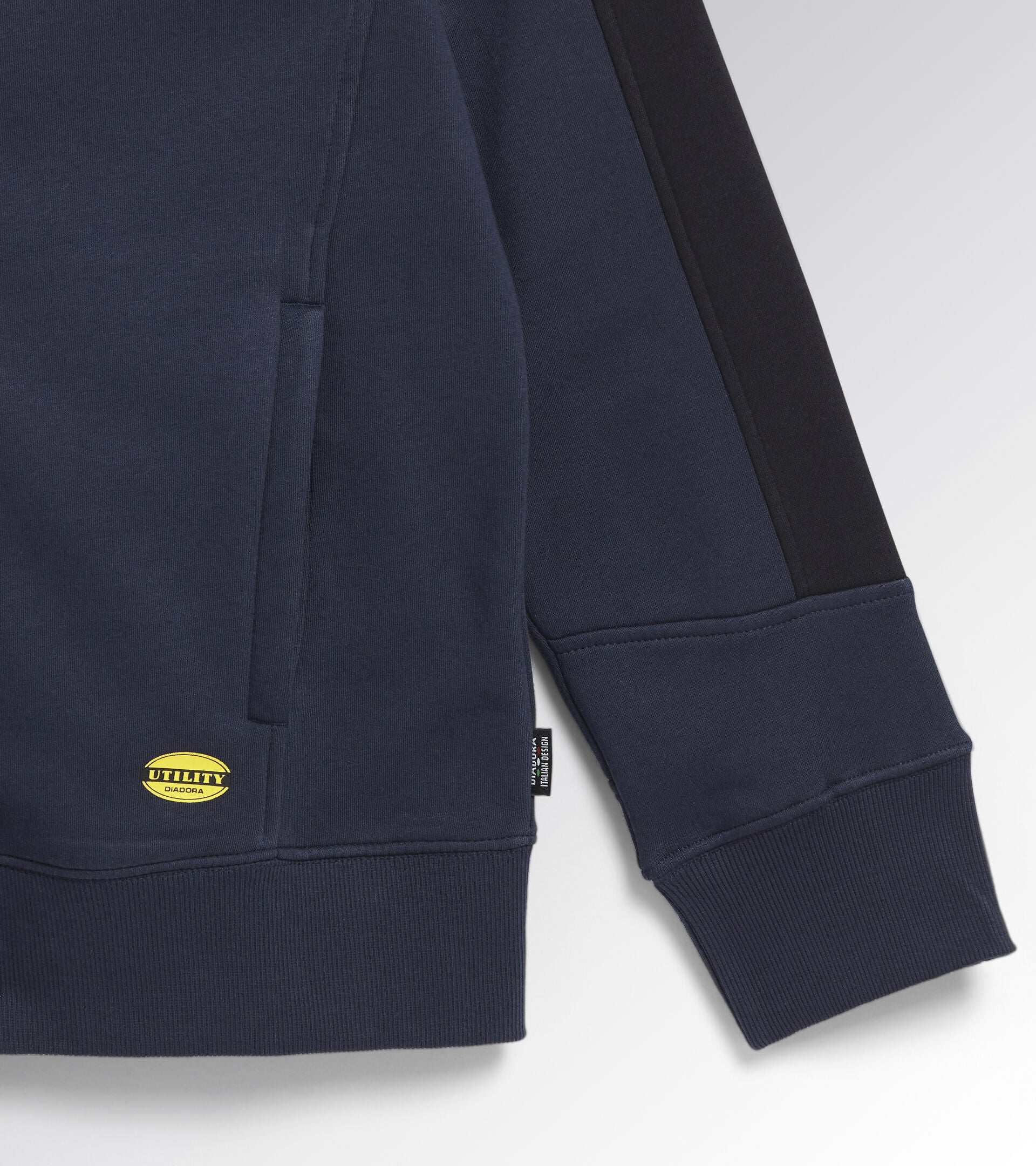 Diadora Utility Felpa da lavoro SWEATSHIRT FZ LITEWORK Blu classico 175943 60062