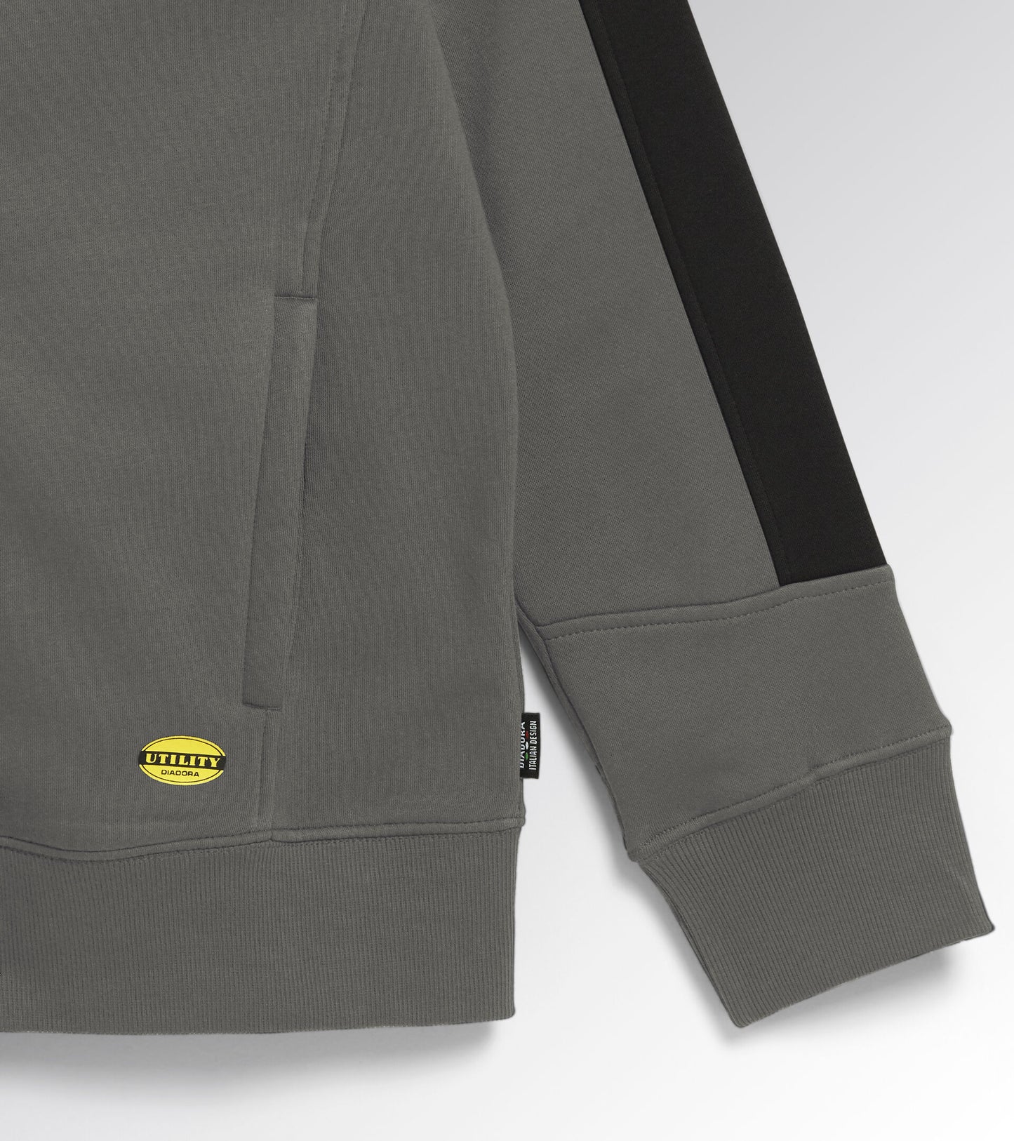 Diadora Utility Felpa da lavoro SWEATSHIRT FZ LITEWORK Grigio 175943 75070