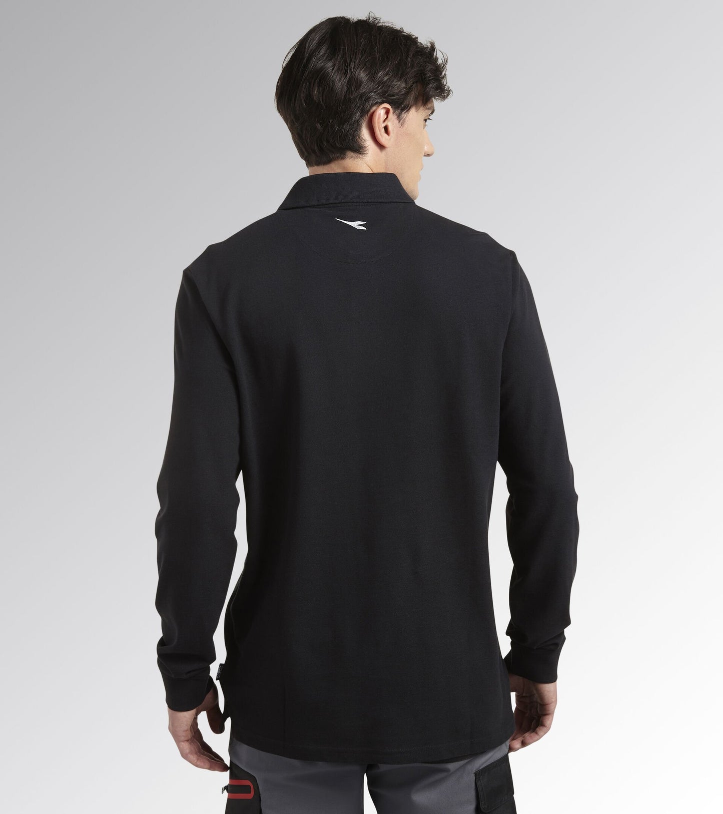POLO ML ATLANTIS ORGANIC  manica lunga Diadora Utility Nero 177954 80013
