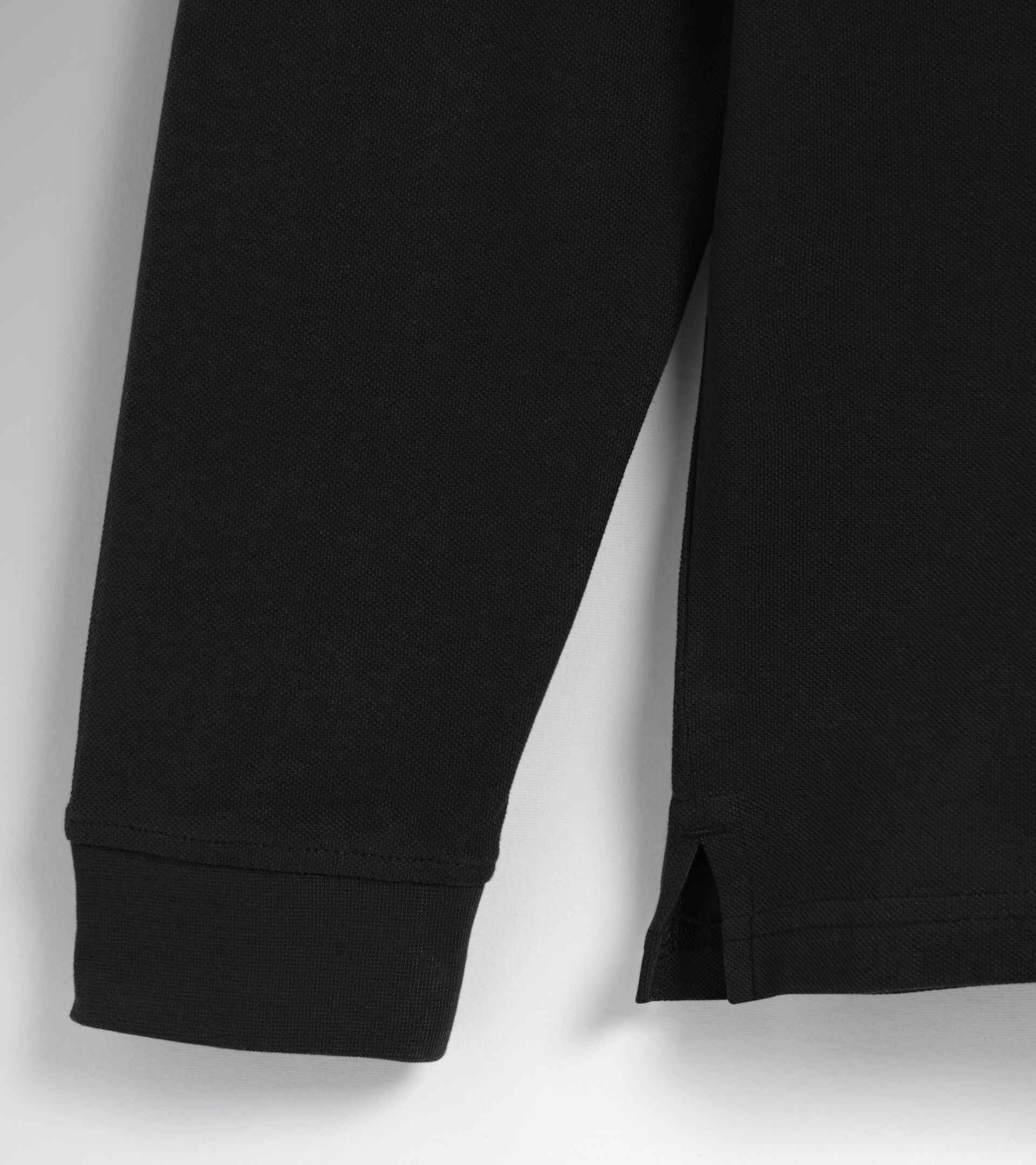 POLO ML ATLANTIS ORGANIC  manica lunga Diadora Utility Nero 177954 80013
