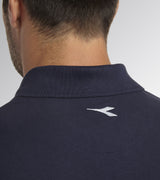 POLO ML ATLANTIS ORGANIC  manica lunga Diadora Utility Blu 177954 60062