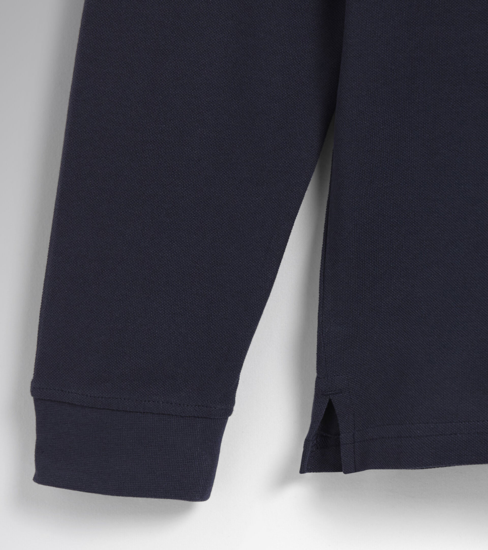 POLO ML ATLANTIS ORGANIC  manica lunga Diadora Utility Blu 177954 60062