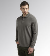 POLO ML ATLANTIS ORGANIC  manica lunga Diadora Utility Grigio 177954 75070