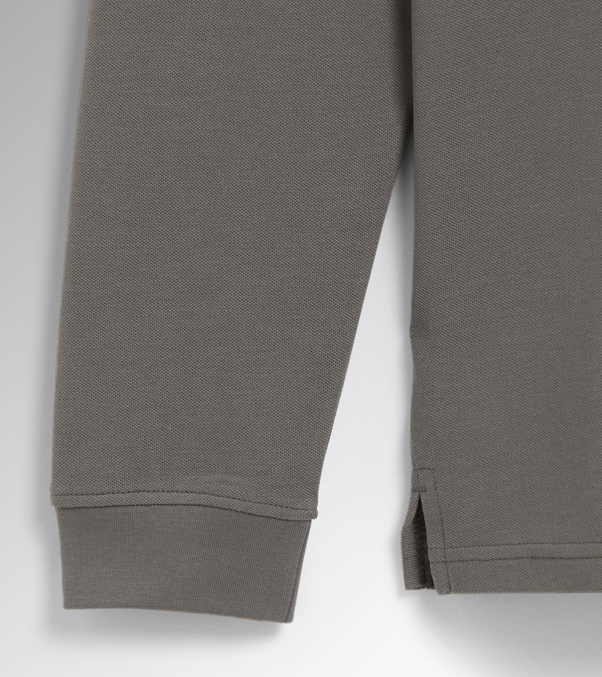 POLO ML ATLANTIS ORGANIC  manica lunga Diadora Utility Grigio 177954 75070