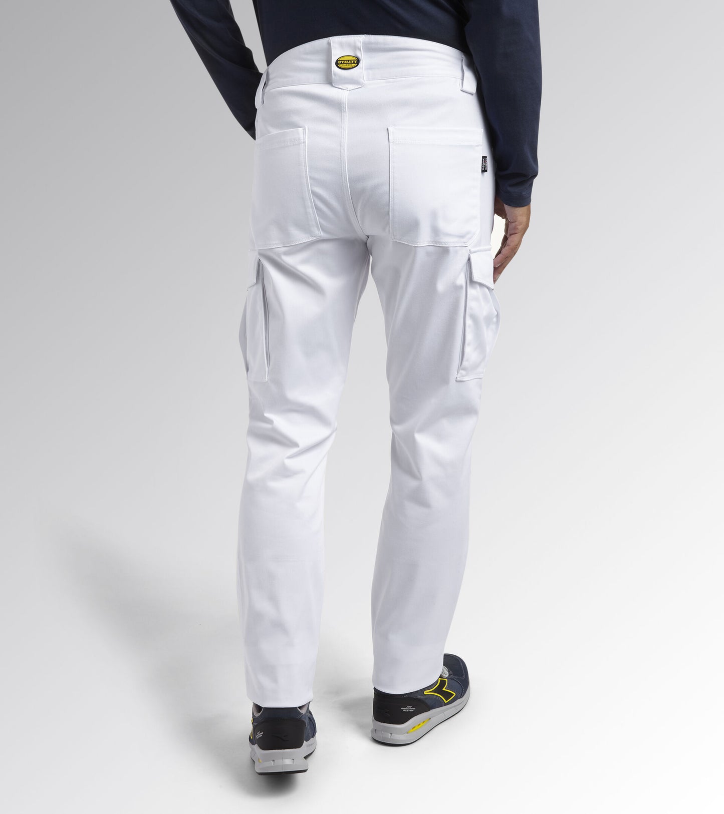 Pantaloni da lavoro Diadora Utility PANT STAFF STRETCH CARGO BIANCO 177649 20002