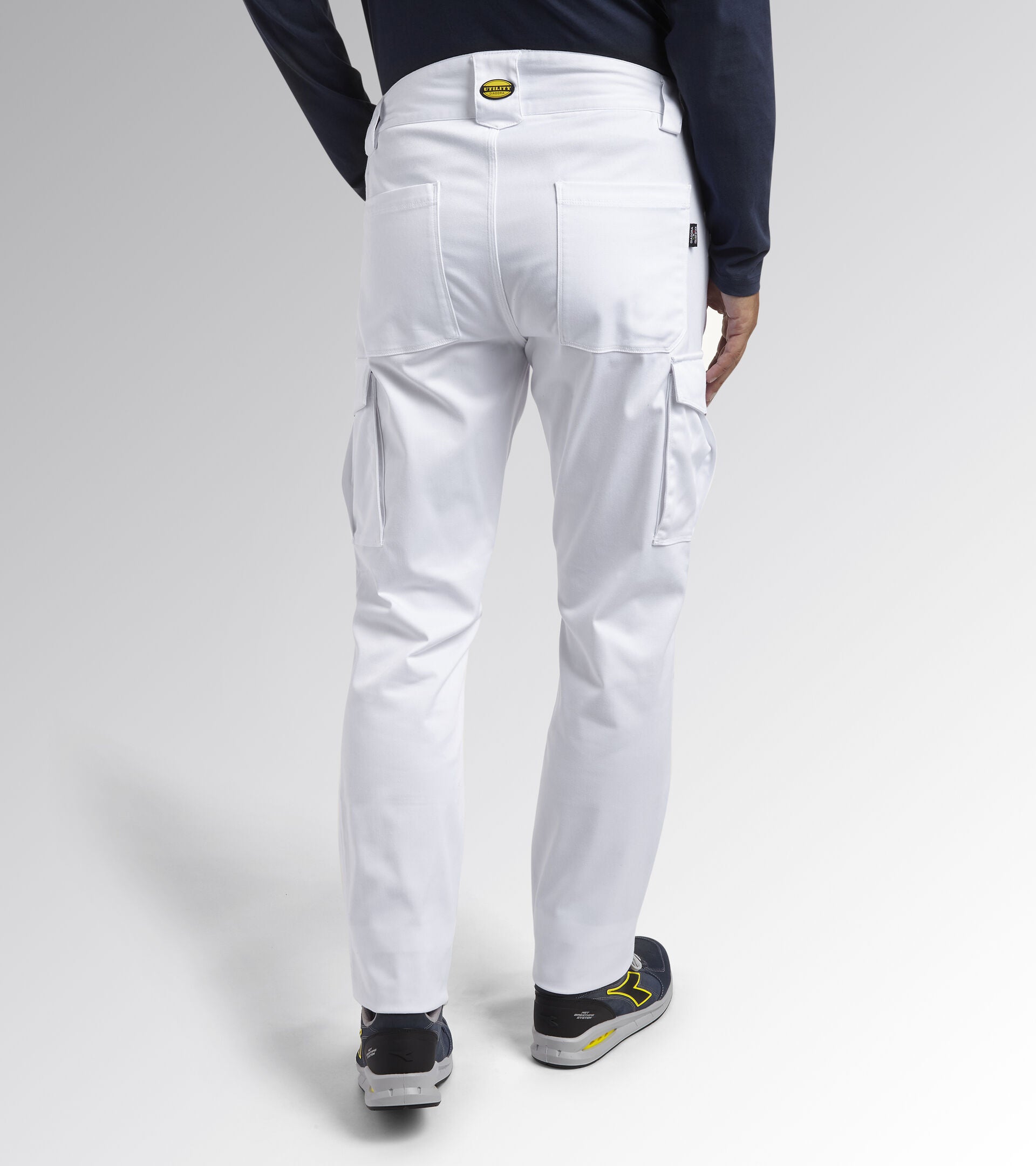 Pantaloni da lavoro Diadora Utility PANT STAFF STRETCH CARGO BIANCO 177649 20002