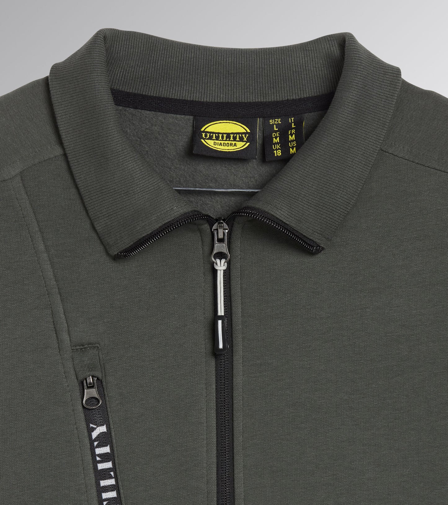 Diadora Utility Felpa da lavoro SWEATSHIRT HZ LITEWORK Verde Timo 175944 70166