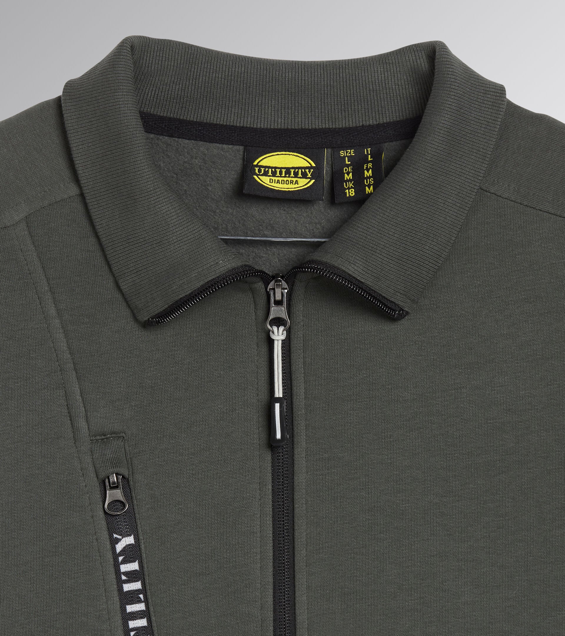 Diadora Utility Felpa da lavoro SWEATSHIRT HZ LITEWORK Verde Timo 175944 70166