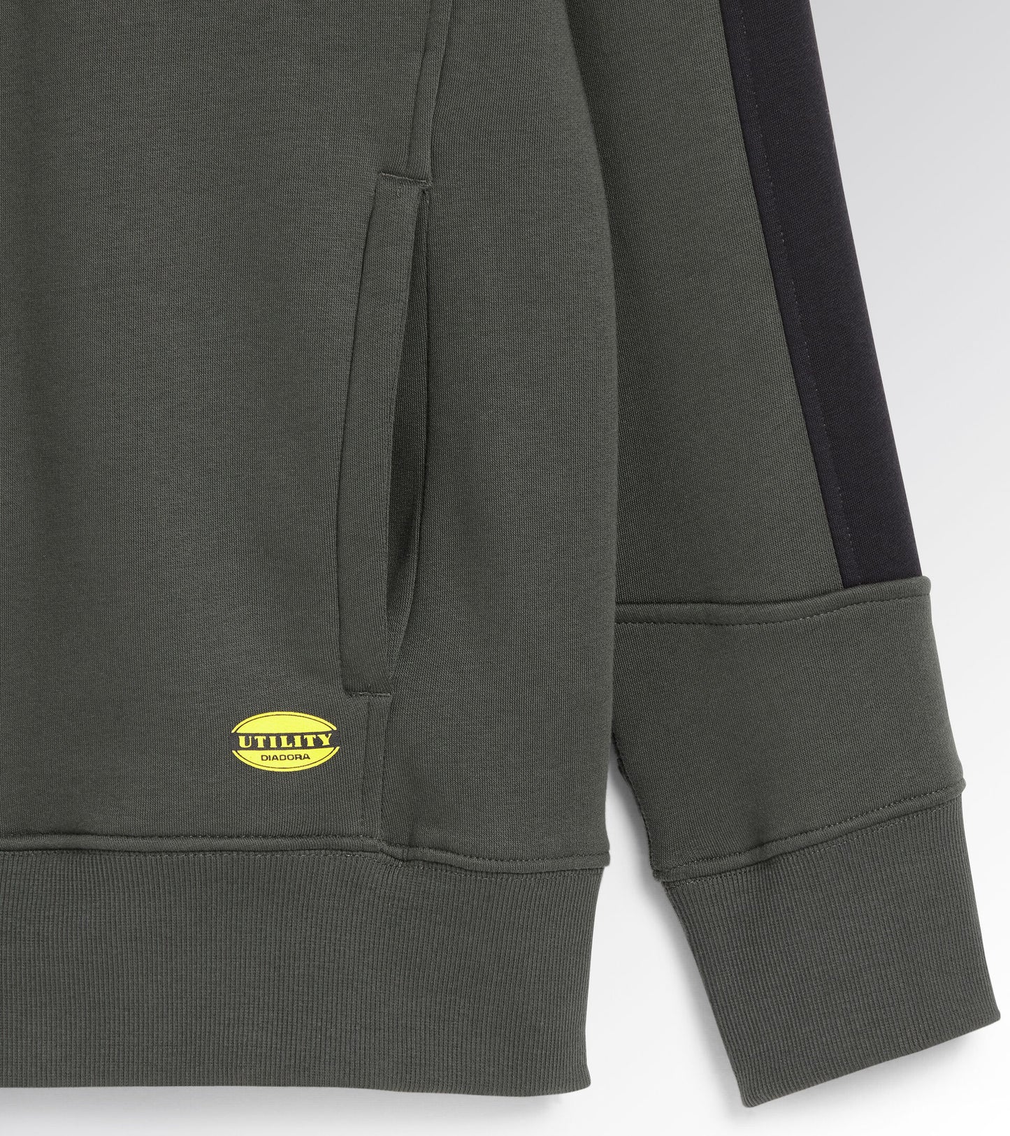 Diadora Utility Felpa da lavoro SWEATSHIRT HZ LITEWORK Verde Timo 175944 70166