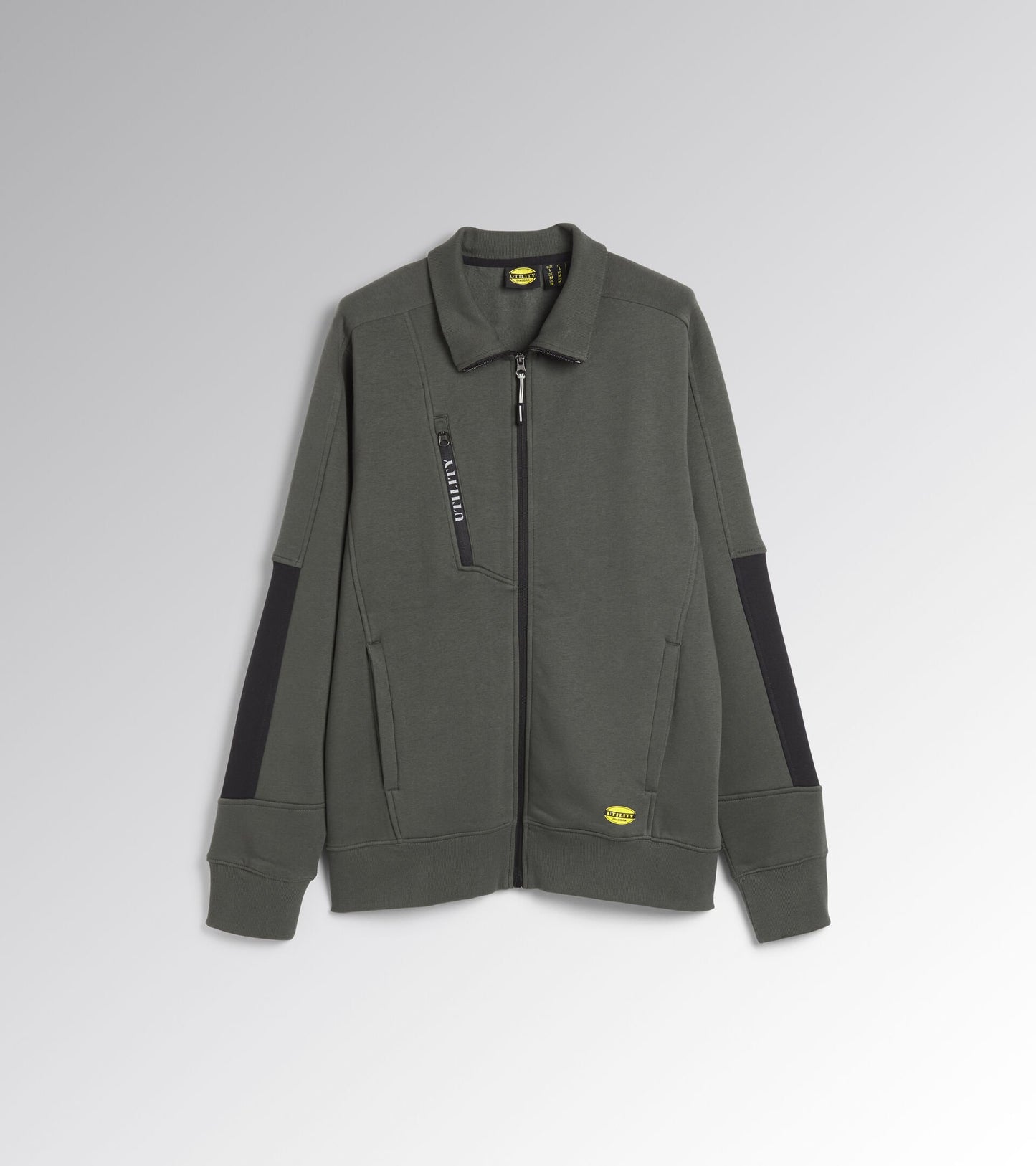 Diadora Utility Felpa da lavoro SWEATSHIRT FZ LITEWORK Verde Timo 175943 70166