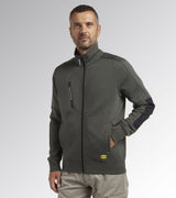 Diadora Utility Felpa da lavoro SWEATSHIRT FZ LITEWORK Verde Timo 175943 70166