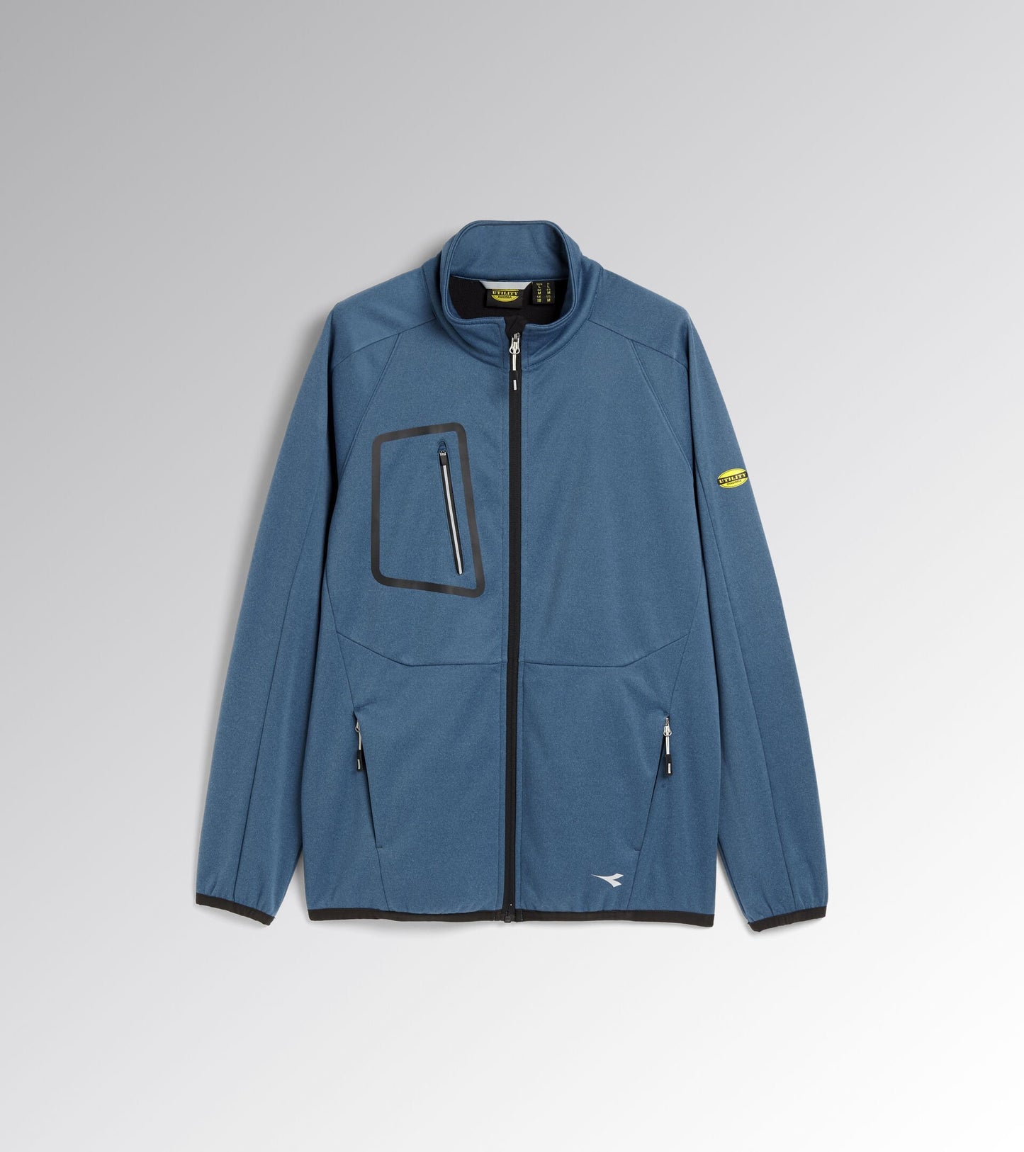 DIADORA UTILITY Giacca BONDED JACKET CROSS MOROCCAN BLUE MELANGE 178366 C9776