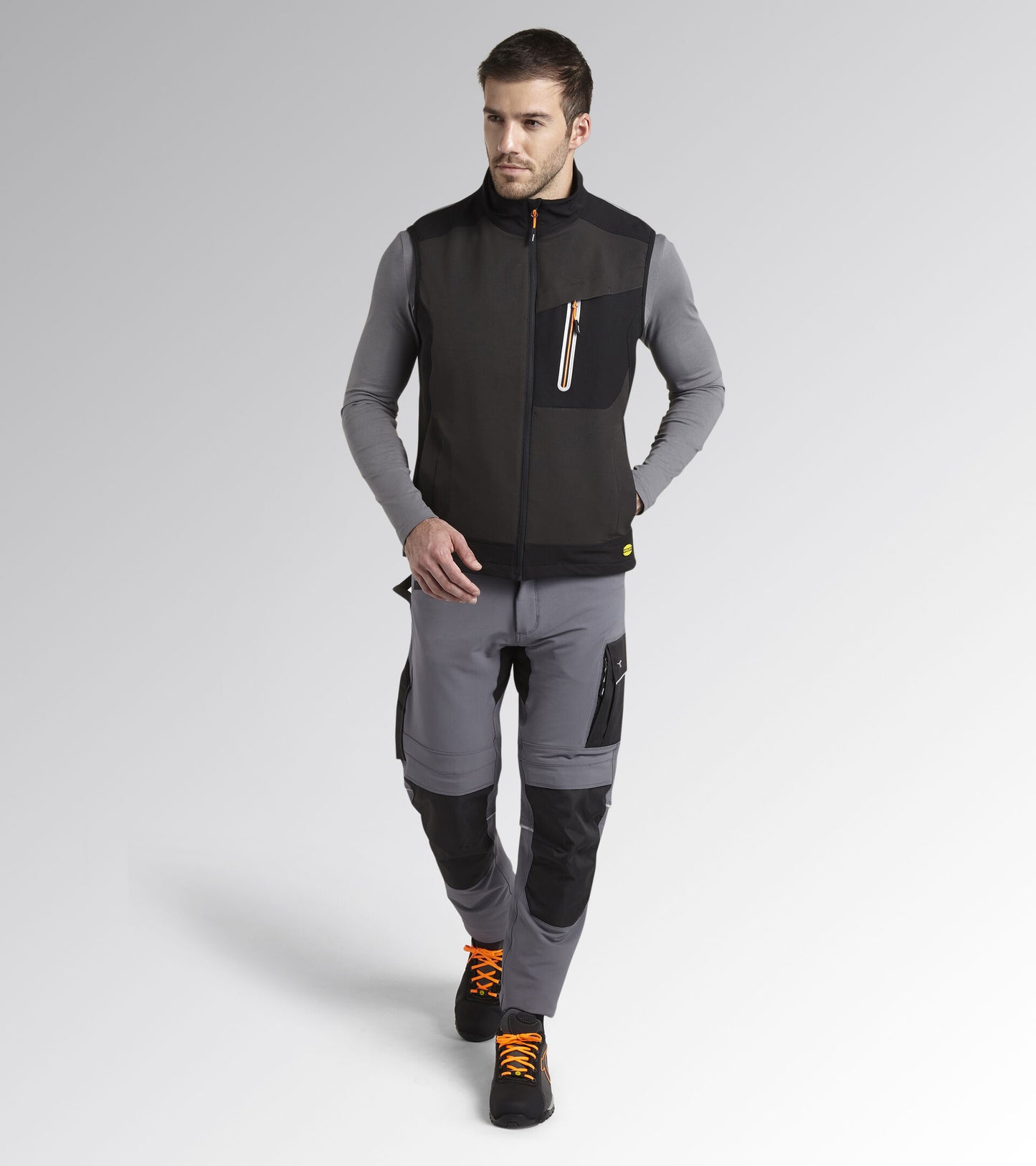DIADORA UTILITY - GILET VEST CARBON TECH GRIGIO ASFALTO 175343 75135