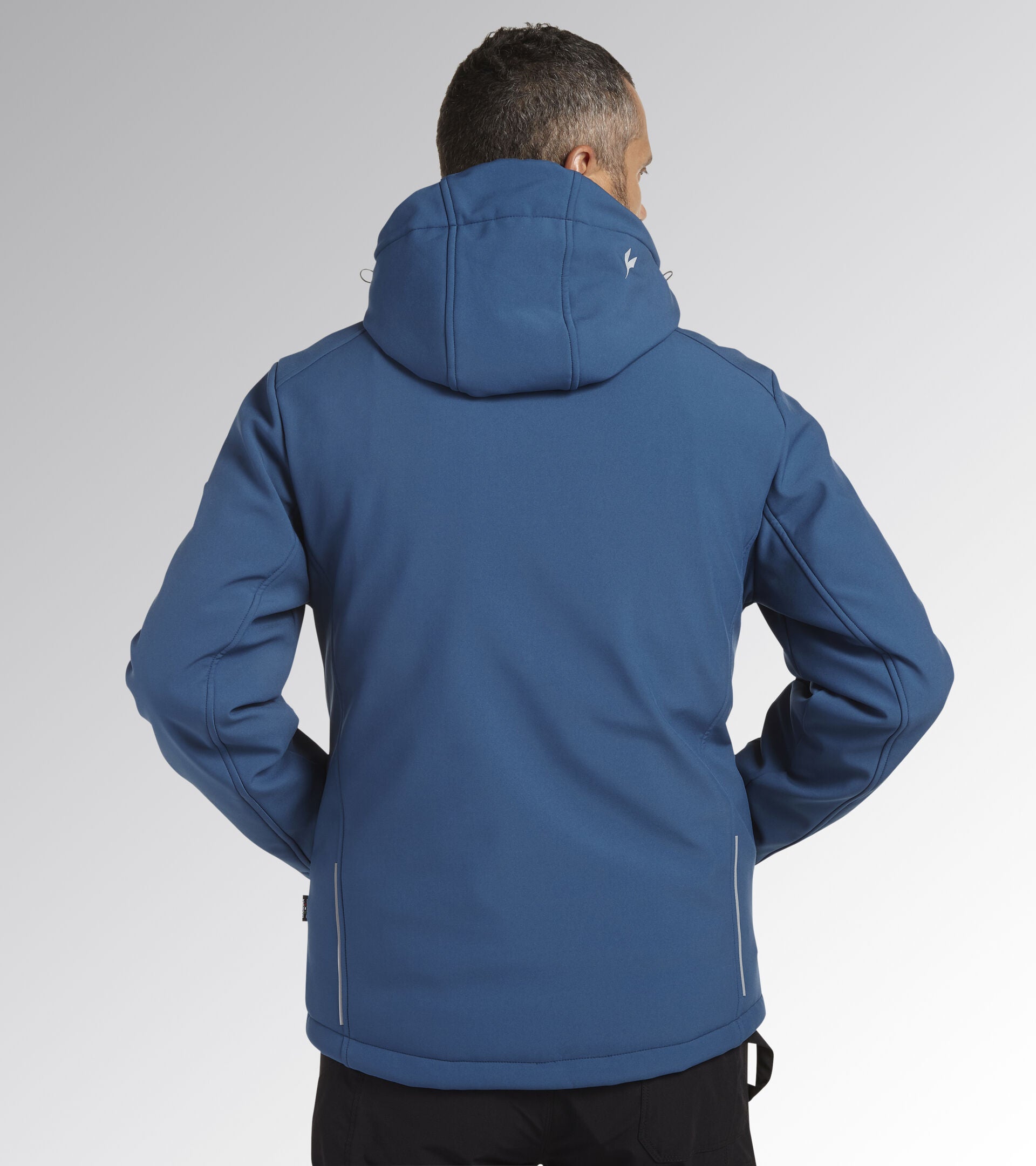 DIADORA UTILITY  - GIACCA PADDED SOFTSHELL SAIL BLU MAROCCHINO 178365 60100