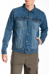 Giubbotto di jeans STANT denim stretch Fibreflex vestibilità Slim Rica Lewis