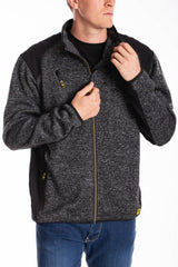 Felpa con zip a collo alto con tasche Interno trapuntato RICHIE RICA LEWIS GRIGIO