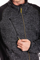 Felpa con zip a collo alto con tasche Interno trapuntato RICHIE RICA LEWIS GRIGIO