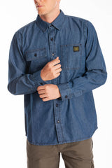 Camicia in Jeans da lavoro in denim stone washed 100% cotone MATT Rica Lewis