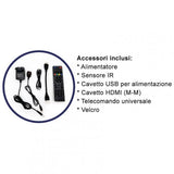 Decoder DTT EK RICEVITORE HDMI STICKER DVB-T2 H.265 HDMI 10 BIT
