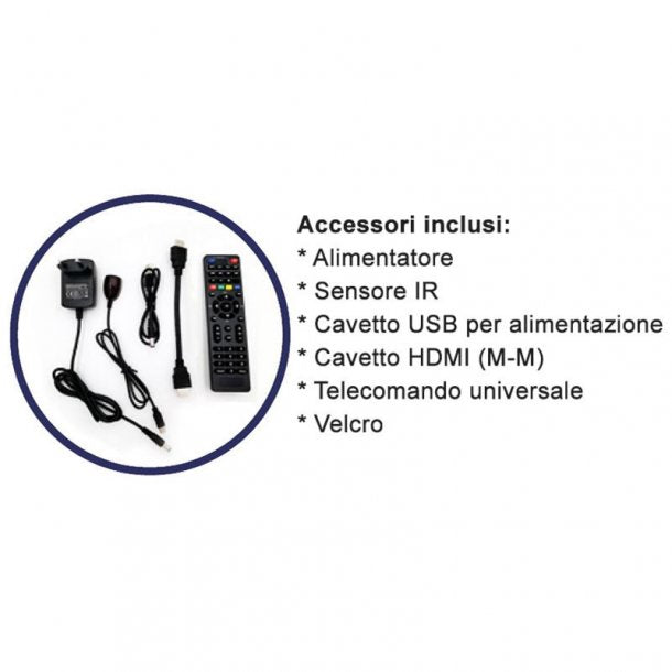 Decoder DTT EK RICEVITORE HDMI STICKER DVB-T2 H.265 HDMI 10 BIT