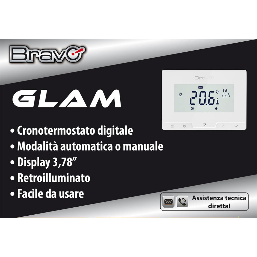 Bravo Cronotermostato Digitale Glam - 93003110