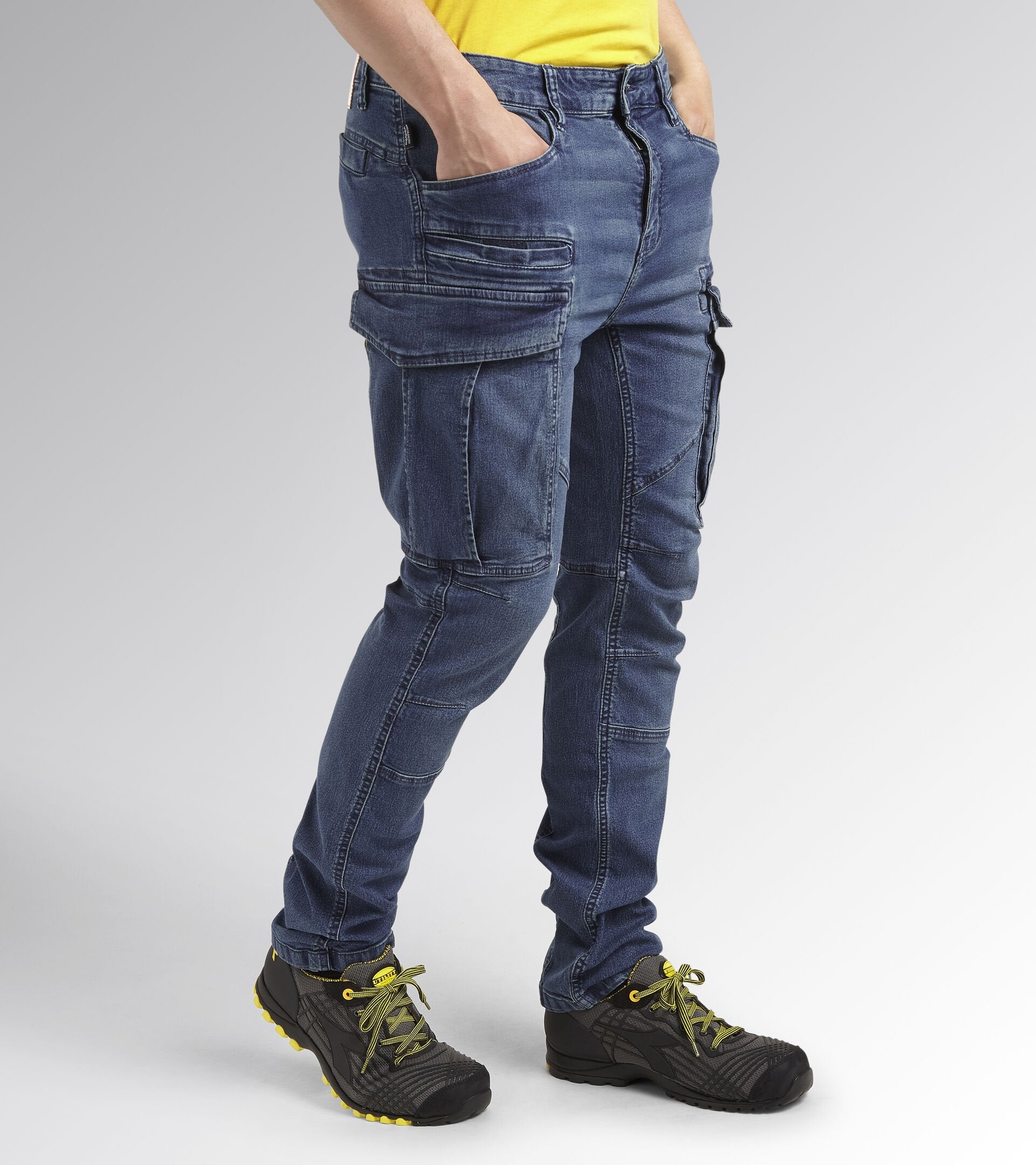 PANT STONE CARGO LIGHT  Jeans da lavoro Diadora Utility Blu 177651 C9513
