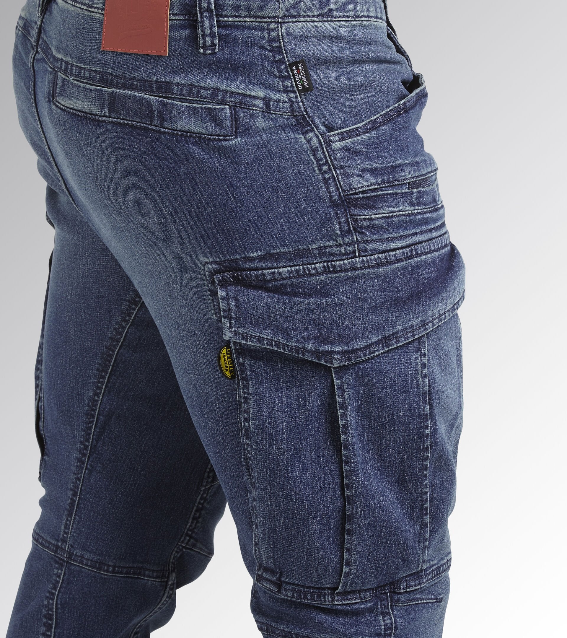 PANT STONE CARGO LIGHT  Jeans da lavoro Diadora Utility Blu 177651 C9513
